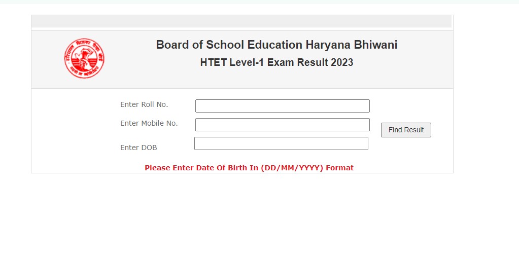 HTET Result